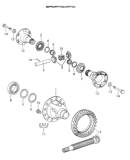 305-010 - Boitier de differentiel
pour
Sportomatic
TYP 905