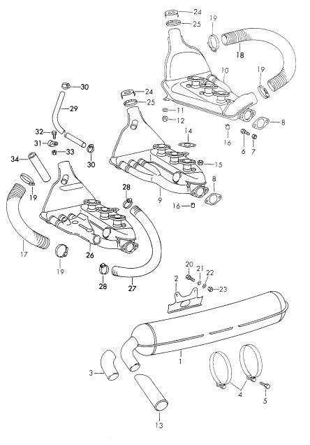 202-005 - systeme d'echappement