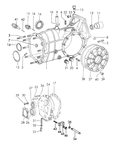 307-010 - Carter de boite de vitesses
Sportomatic
TYP 905/21
D -    MJ 1972>>