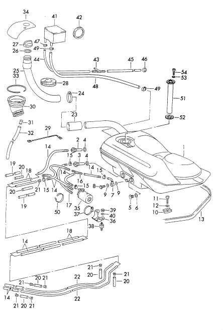 201-000 - Systeme de carburant
conduite de carburant
avec:
Pompe a carburant
D             >> -    MJ 1971