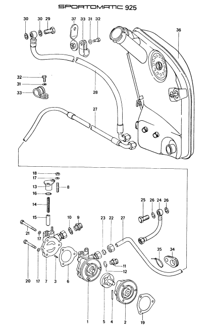 104-020 - Huile hydraulique
pour
Convertisseur
Reservoir d'huile