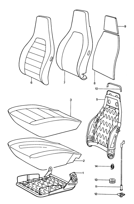 808-005 - Sièges avant
pieces detail