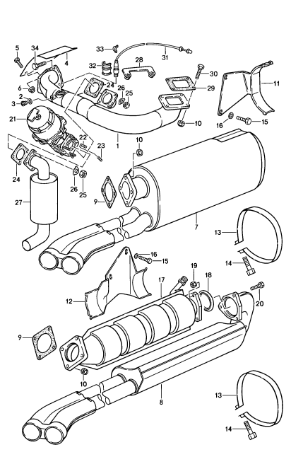 202-015 - systeme d'echappement