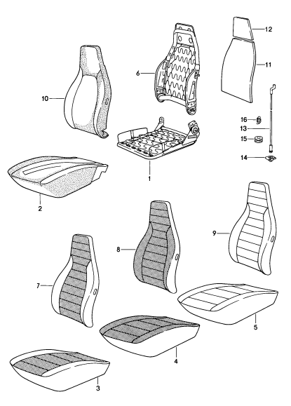 808-005 - Siege
pieces detail
tissu
D             >> -    MJ 1984