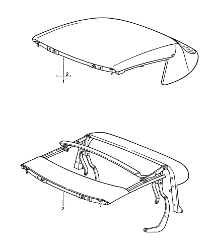 811-020 - Capote
eventail capotage
a reglage electrique
D -    MJ 1986>>