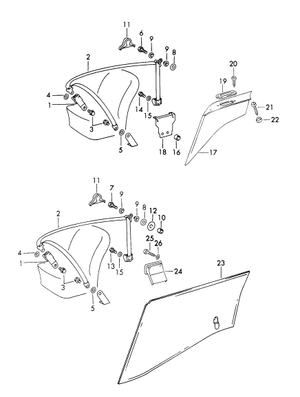 812-005 - ceinture de securite 3 points
automatique
et
p. vehicules avec systeme
alerte ceintures de securite
(USA) (CDN)