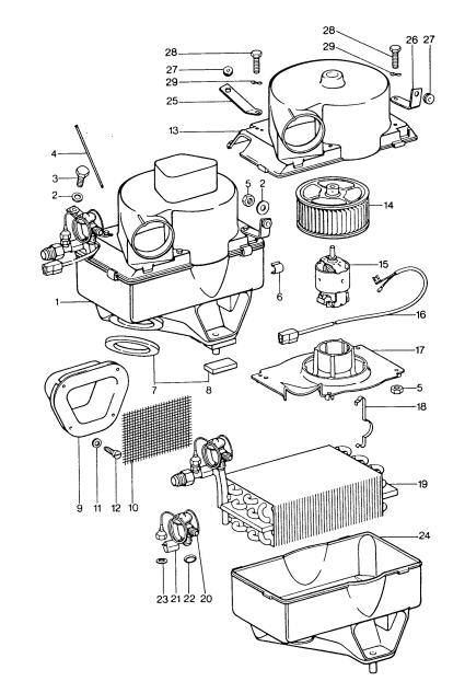 813-030 - Climatiseur
evaporateur
Boitier d'evaporateur
Accessoires