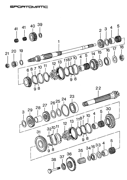 309-005 - arbres et pignons