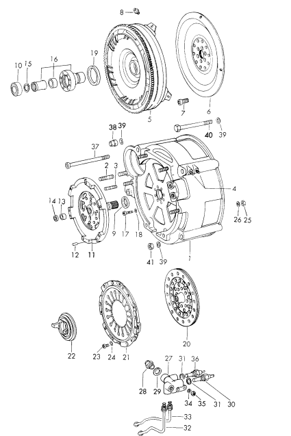 306-000 - Convertisseur
et
carter de convertisseur
TYP 905/21
Sportomatic