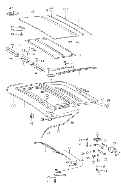 811-000 - Toit vitr.coul./ouvr.relevable
Electrique