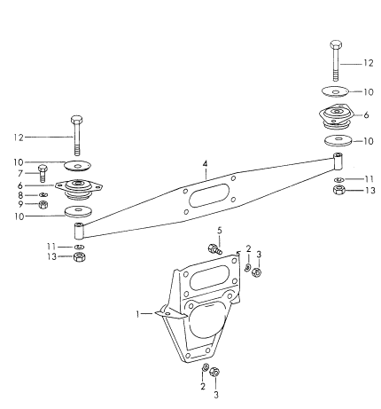 109-000 - Suspension de moteur