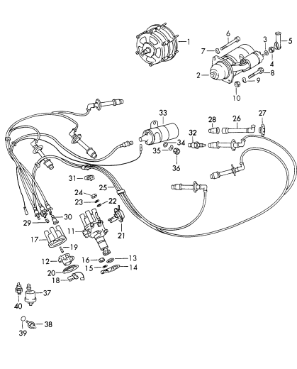 901-000 - Systeme electrique du moteur