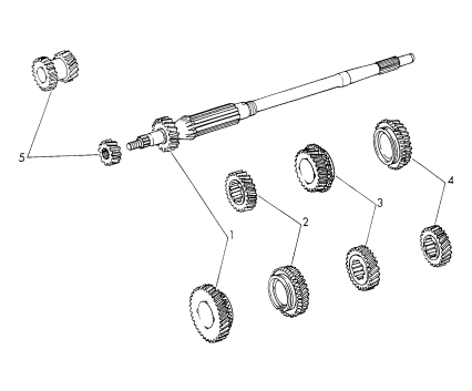 303-020 - jeu de pignons
Boite de vitesses
D             >> -    MJ 1971