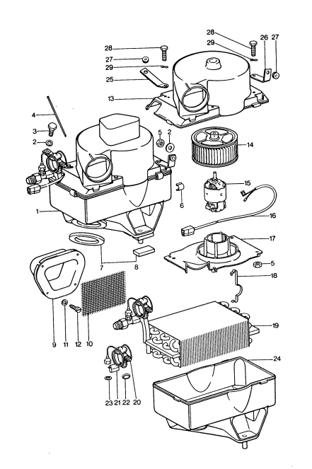 813-030 - Climatiseur
evaporateur
Boitier d'evaporateur
Accessoires