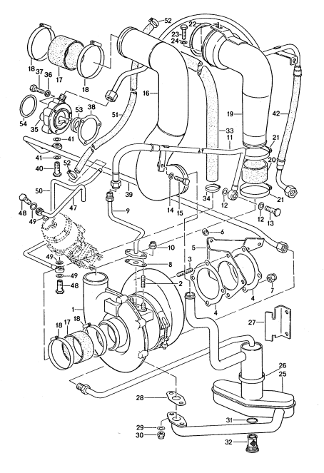 202-020 - Turbocompresseur a gaz d'ech.
et
Valve de derivation