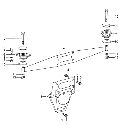 109-000 - Suspension de moteur