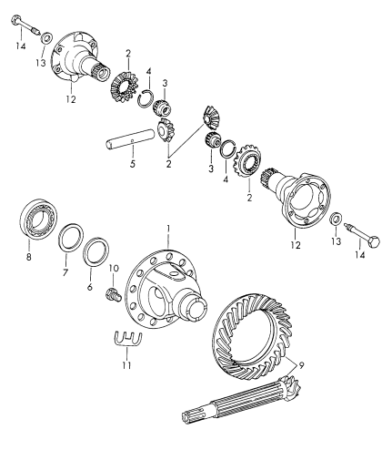 305-010 - Boitier de differentiel
Sportomatic
D             >> -    MJ 1968