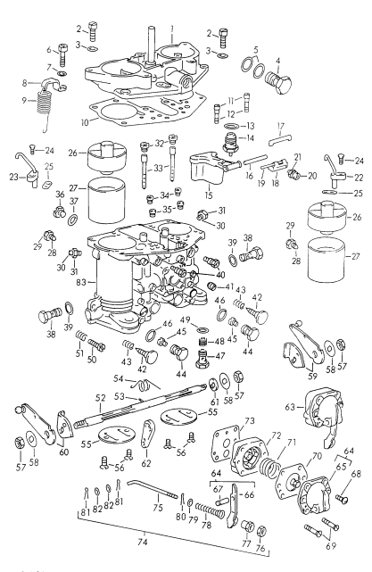 107-017 - pieces detail
pour
Carburateur
SOLEX\-40 P