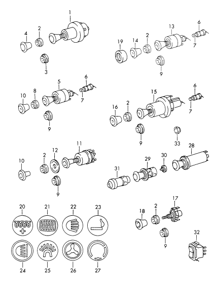 903-005 - Interrupteur
ecran p. instruments