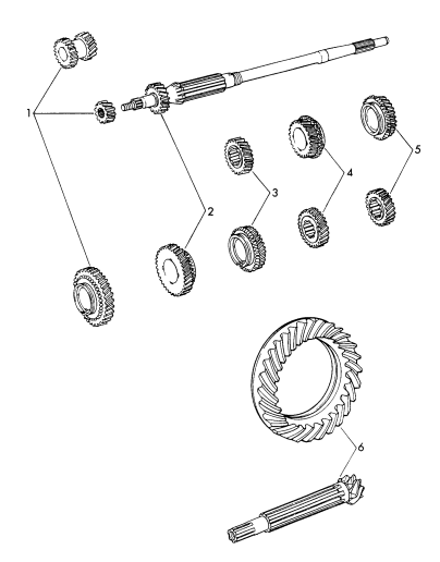 303-000 - jeu de pignons
Boite de vitesses