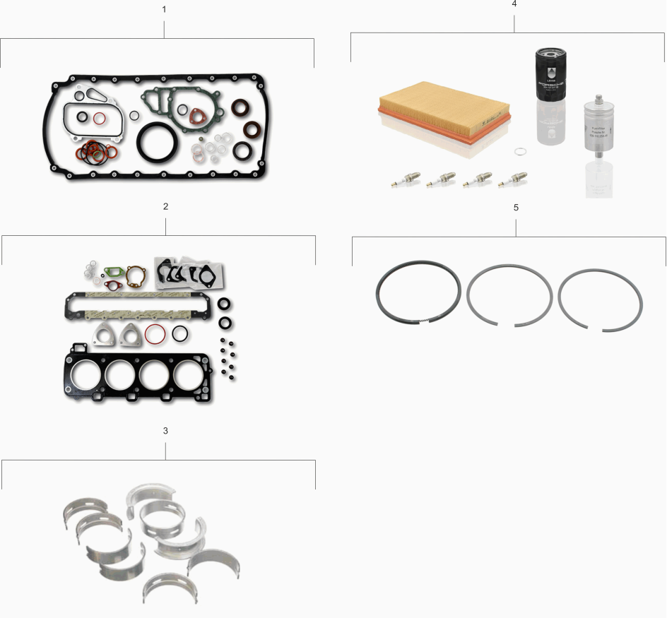 198-000 - ensembles de reparation
Jeu de joints
Kit Service