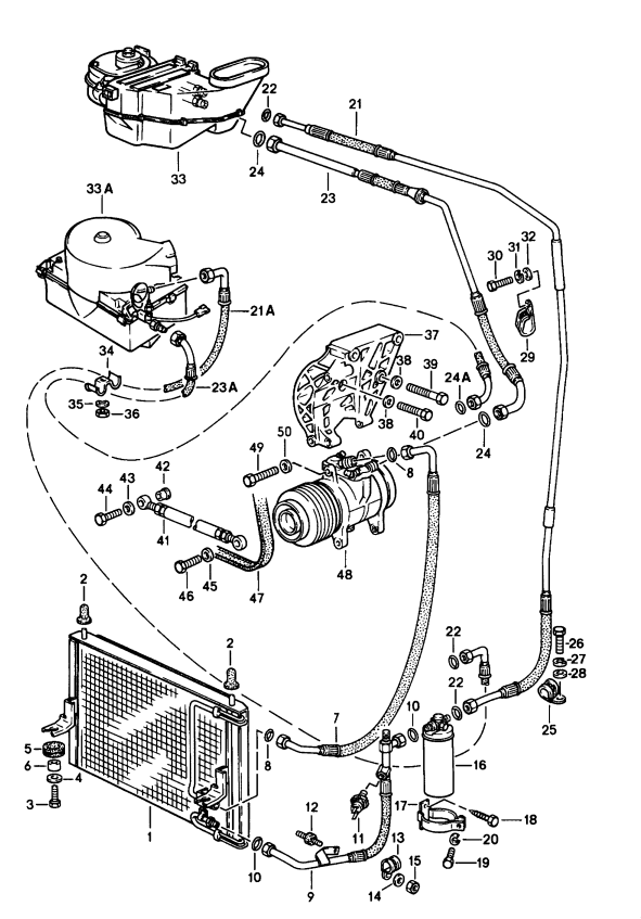 813-025 - circuit de refrigerant
Condenseur
Compresseur de climatiseur