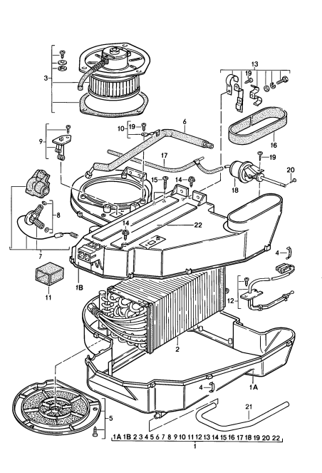 813-060 - boitier repartiteur d'air
evaporateur
Ventilation