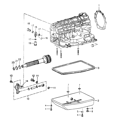 320-002 - Tiptronic
Carter de boite de vitesses
carter d'huile