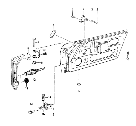 804-000 - Assemblage-tôlerie porte