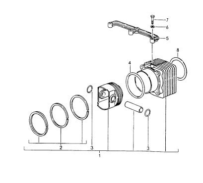 102-005 - Cylindre avec piston