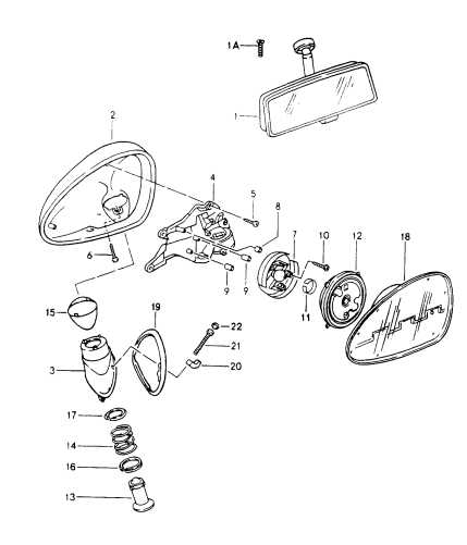 809-013 - Retroviseur interieur
Retroviseur exterieur