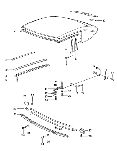 811-015 - Glace arriere
Joint d'etancheite
pieces detail