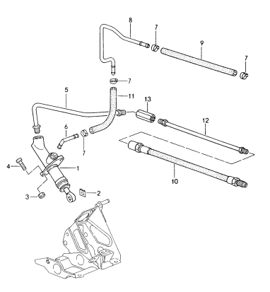 702-008 - Commande d'embrayage
hydraulique
Cylindre émetteur d'embrayage