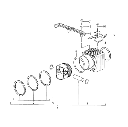 102-005 - Cylindre avec piston
