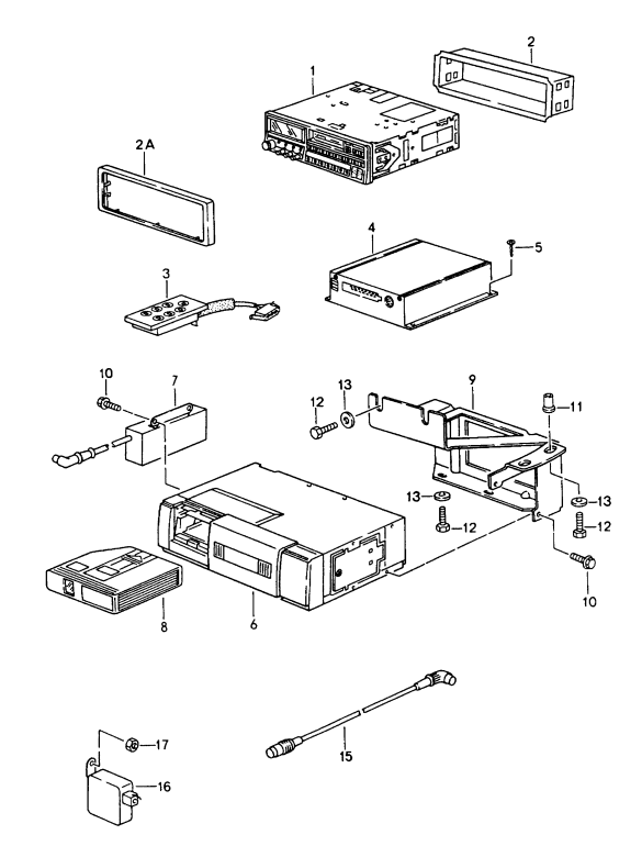 911-000 - Unite radio
Amplificateur
F             >> 99-TS371 089
D             >> -    MJ 1995