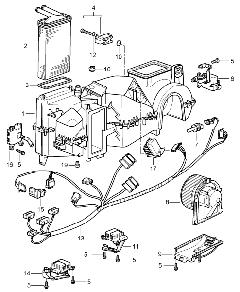 813-005 - boitier repartiteur d'air
echangeur de chaleur
Ventilation
pieces detail