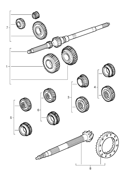 303-000 - jeu de pignons