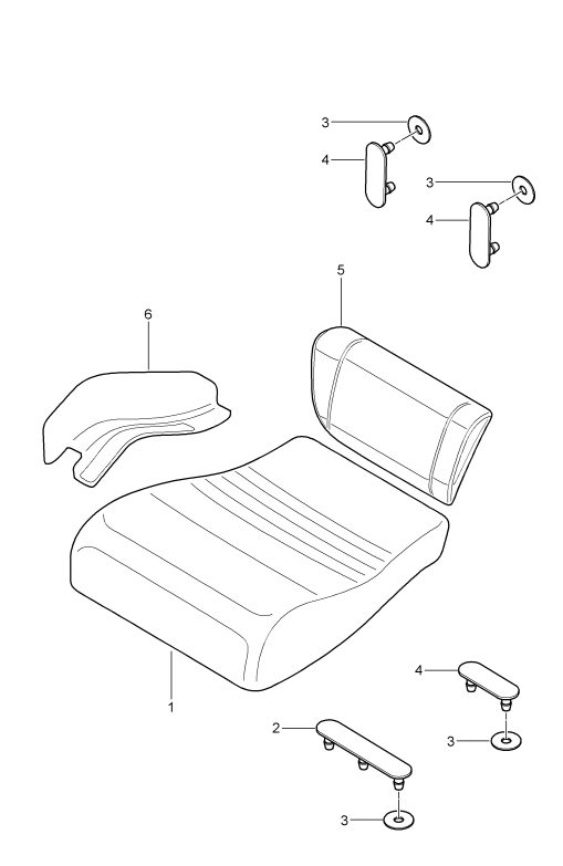 817-085 - Coussin de strapontin
Siege de secours