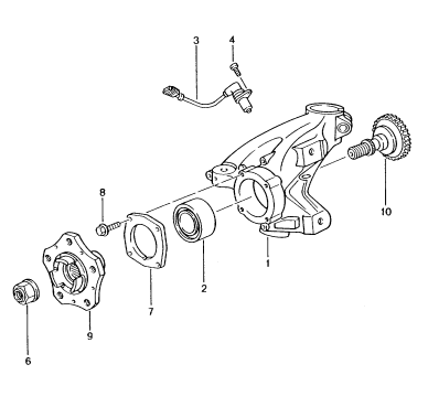 401-005 - Support de roue
Moyeu de roue