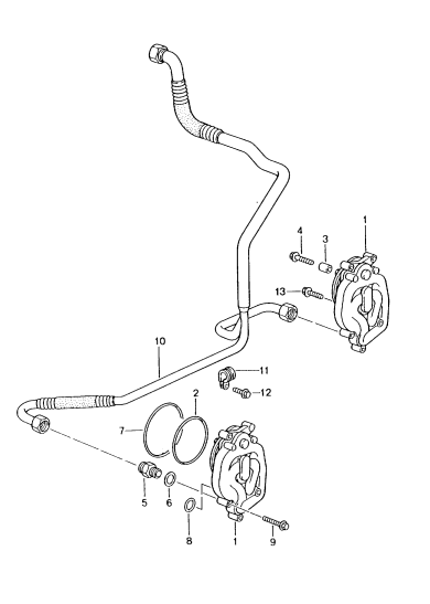 104-020 - Moteur/Press. huile/Lubrif.
Conduite retour d'huile