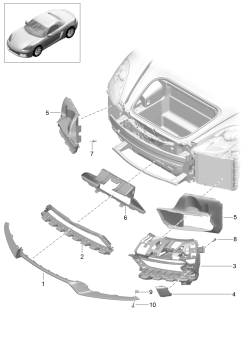 802-013 - guidage d'air
pare-chocs
Pack Sport Design
et
GTS