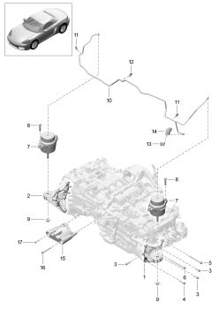 109-000 - Suspension de moteur