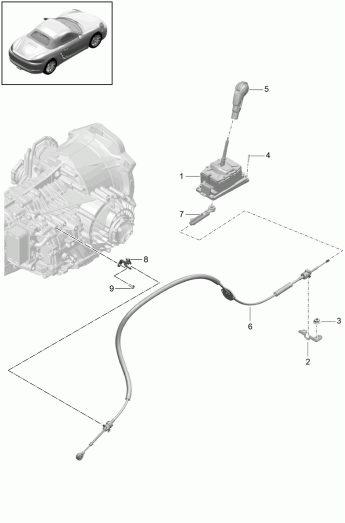 701-001 - levier selecteur
- PDK -