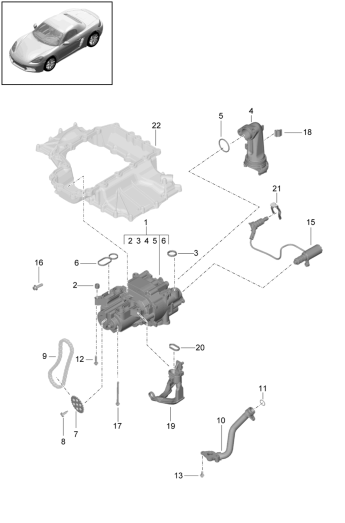 104-000 - Moteur/Press. huile/Lubrif.
pompe a huile