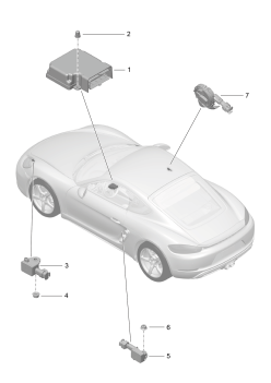 901-005 - Calculateur pour airbag
Capteur de pression
Airbag