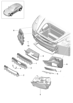 802-010 - guidage d'air
pare-chocs