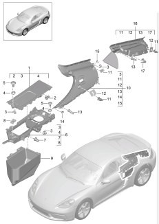 807-030 - Garnitures
Compartiment moteur
et