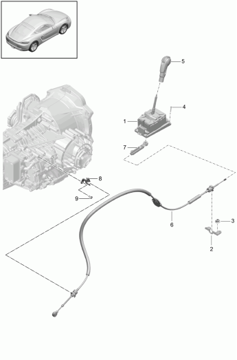 701-050 - levier selecteur
- PDK -