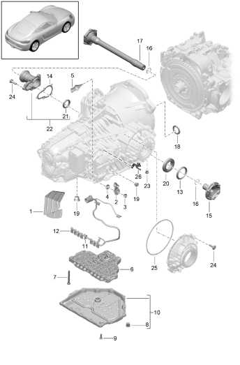 320-005 - - PDK -
Boite de vitesses
pieces detail