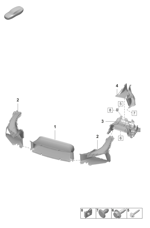 802-110 - guidage d'air
pare-chocs
GT3 RS